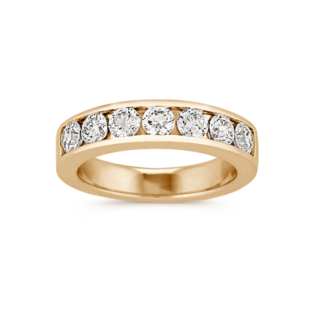 Orchestra Round Diamond Wedding Band