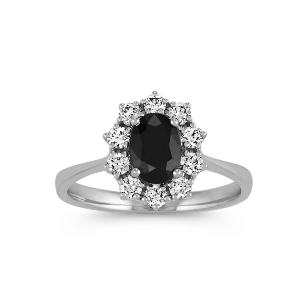 Black store sapphire diamond