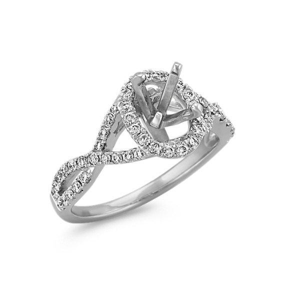 infinity band engagement ring