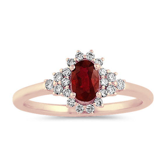 ruby and diamond ring white gold