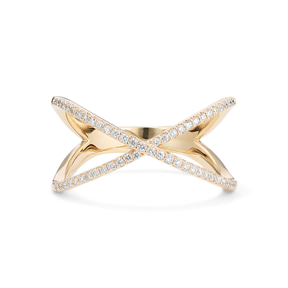 Acadia Crossover Diamond Ring