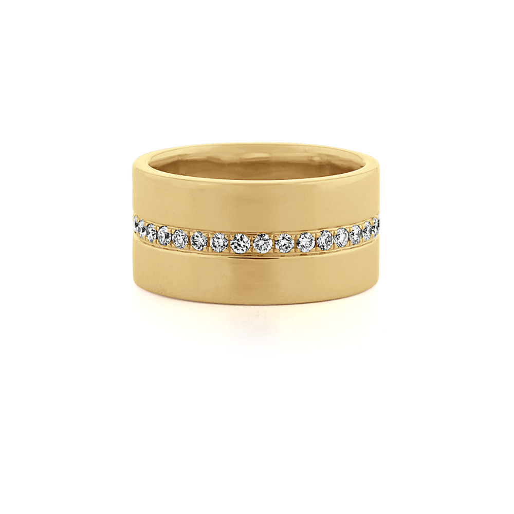 Daybreak Natural Diamond Ring in 14K Yellow Gold | Shane Co.