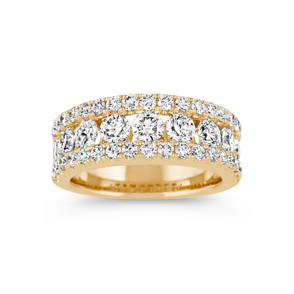 Scala Triple Row 2.20 tcw Diamond Band