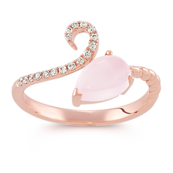 Resultado de imagen para Pink quartz engagement rings