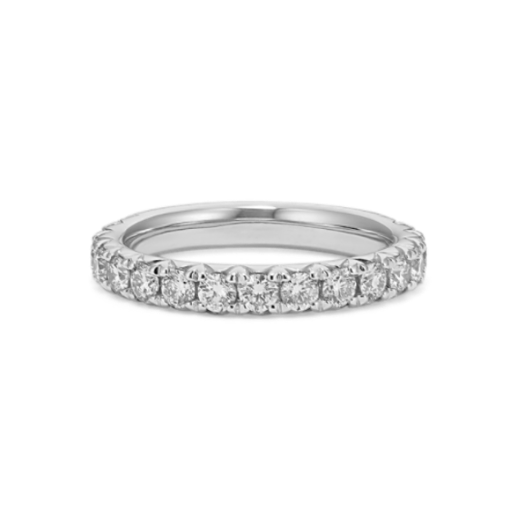 Chantal 0.95 tcw Diamond Pave Band in Platinum