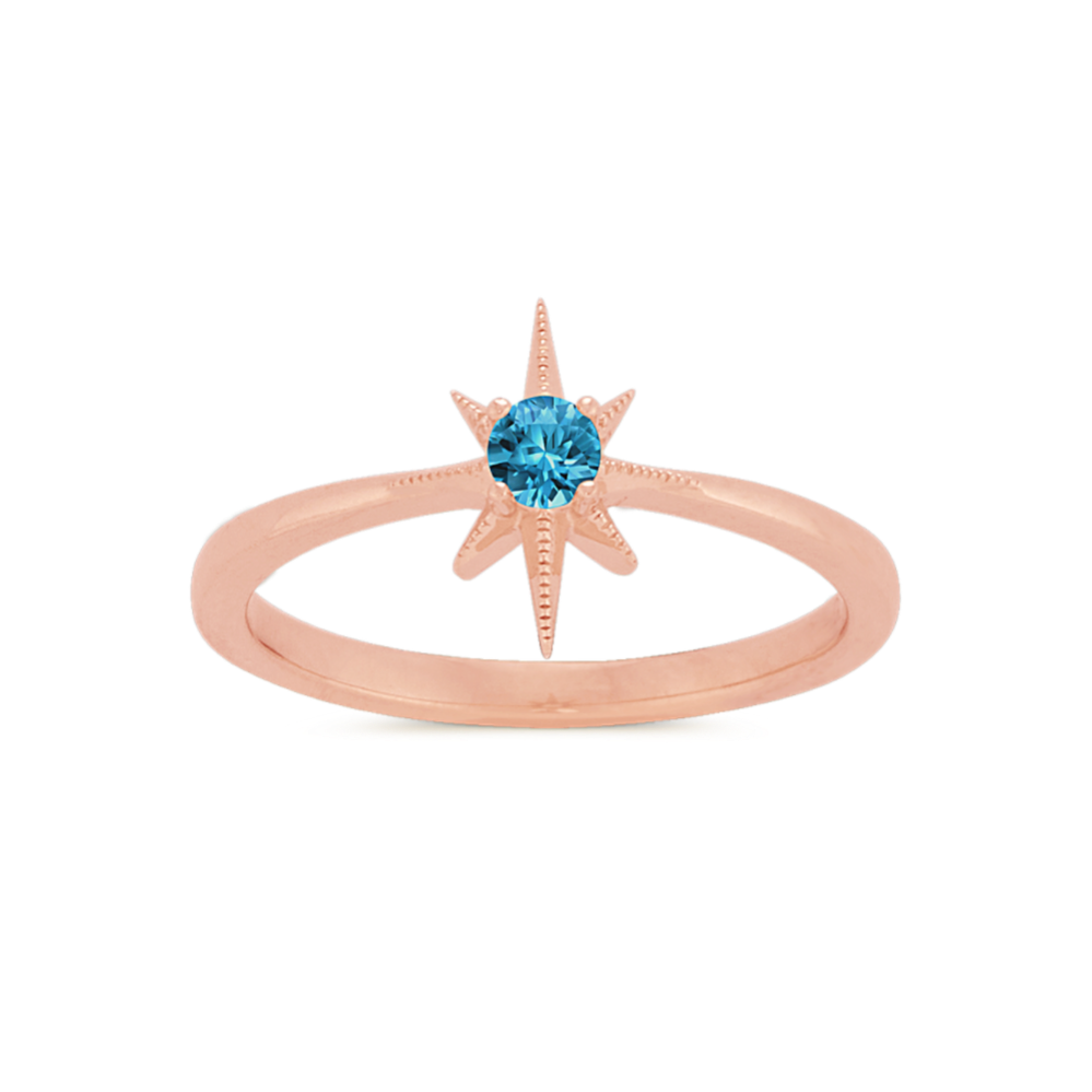 Pick-Your-Gem Star Ring in 14K Rose Gold