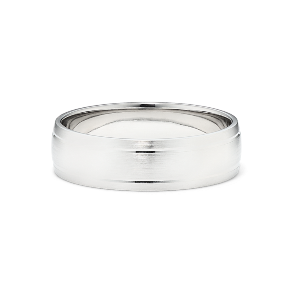 Caden Platinum Band (6mm)