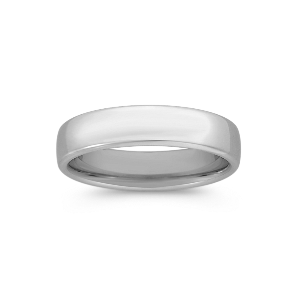 Platinum Euro Comfort Fit Wedding Band (5.5mm)