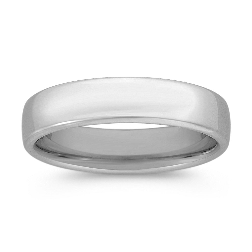 Platinum Comfort Fit Wedding Band (5.5mm) Shane Co.