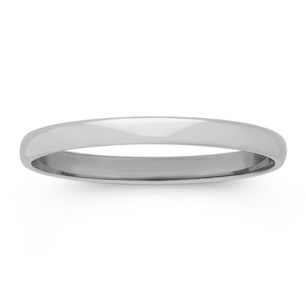 Classic Platinum Band (2mm)