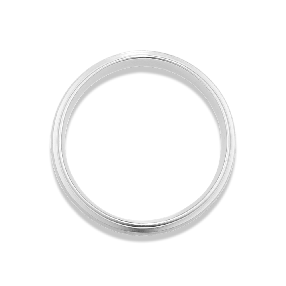 Platinum Wedding Band with Satin Finish (8mm) Shane Co.