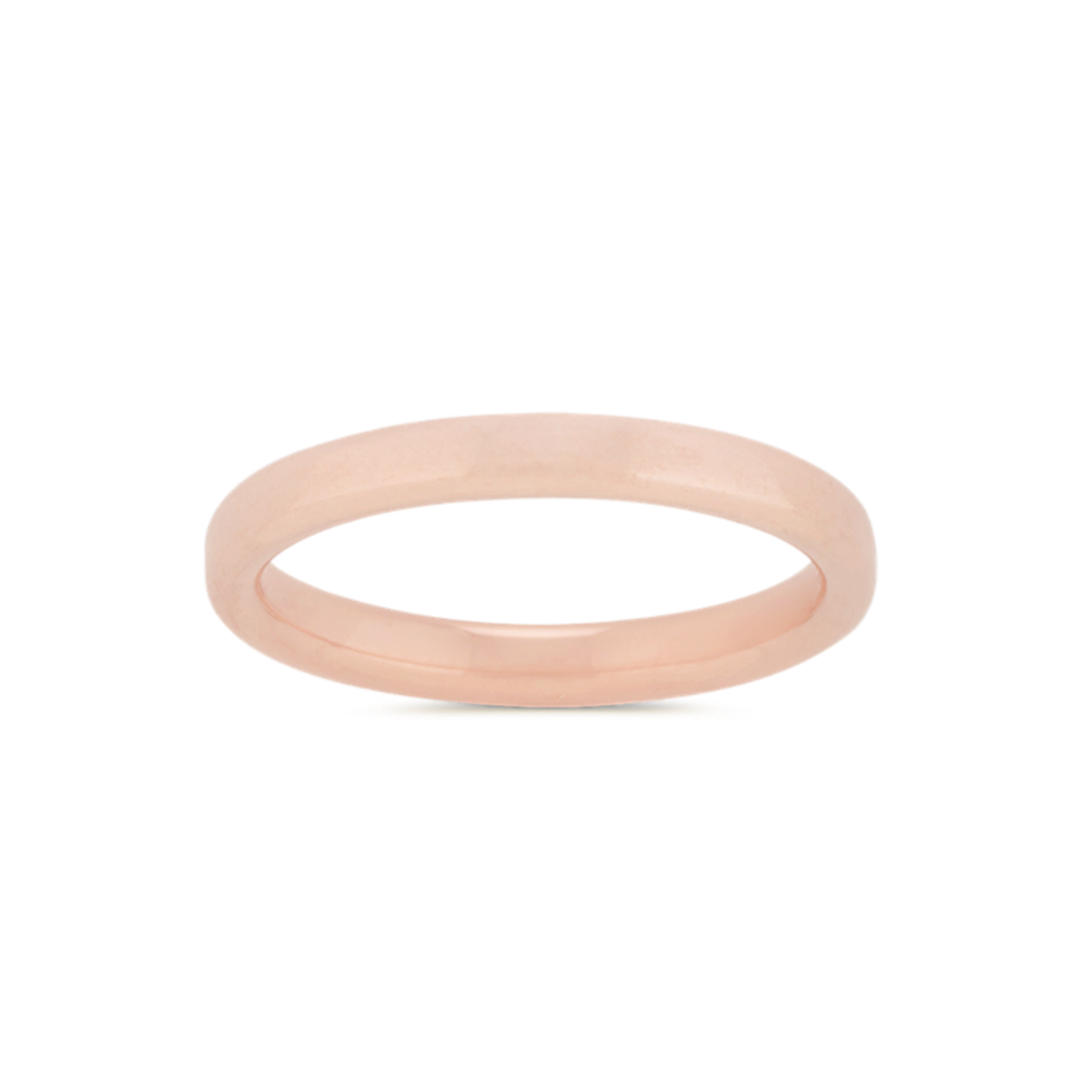 Euro Comfort Fit 14K Gold Band (2.5mm)