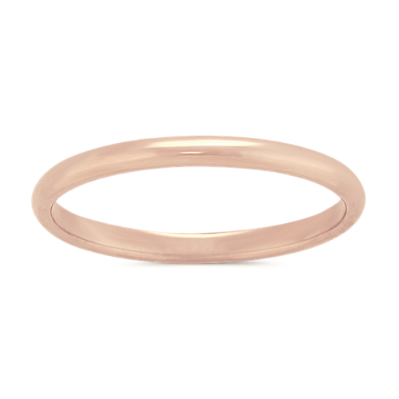 14K Rose Gold Band (2mm)