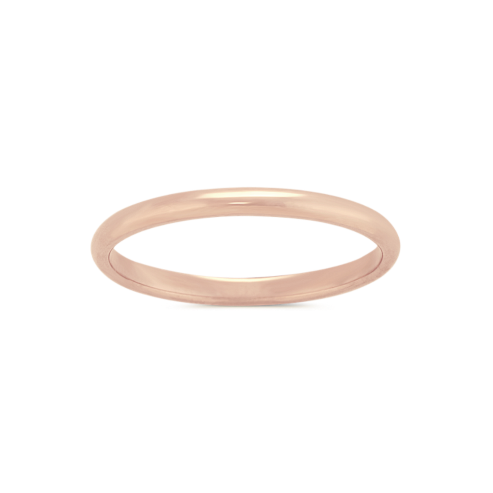Classic 14K Rose Gold Band (2mm)