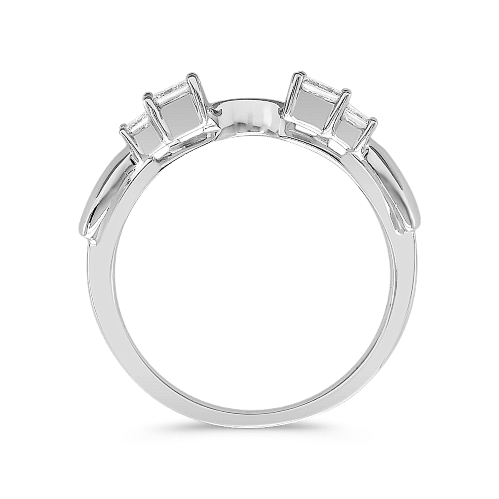 Princess Cut Diamond Solitaire Engagement Ring Wrap Shane Co.