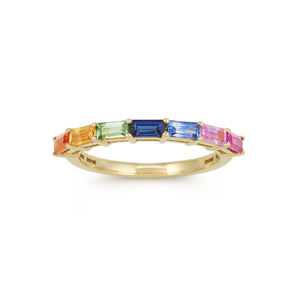 Rainbow Natural Sapphire Ring