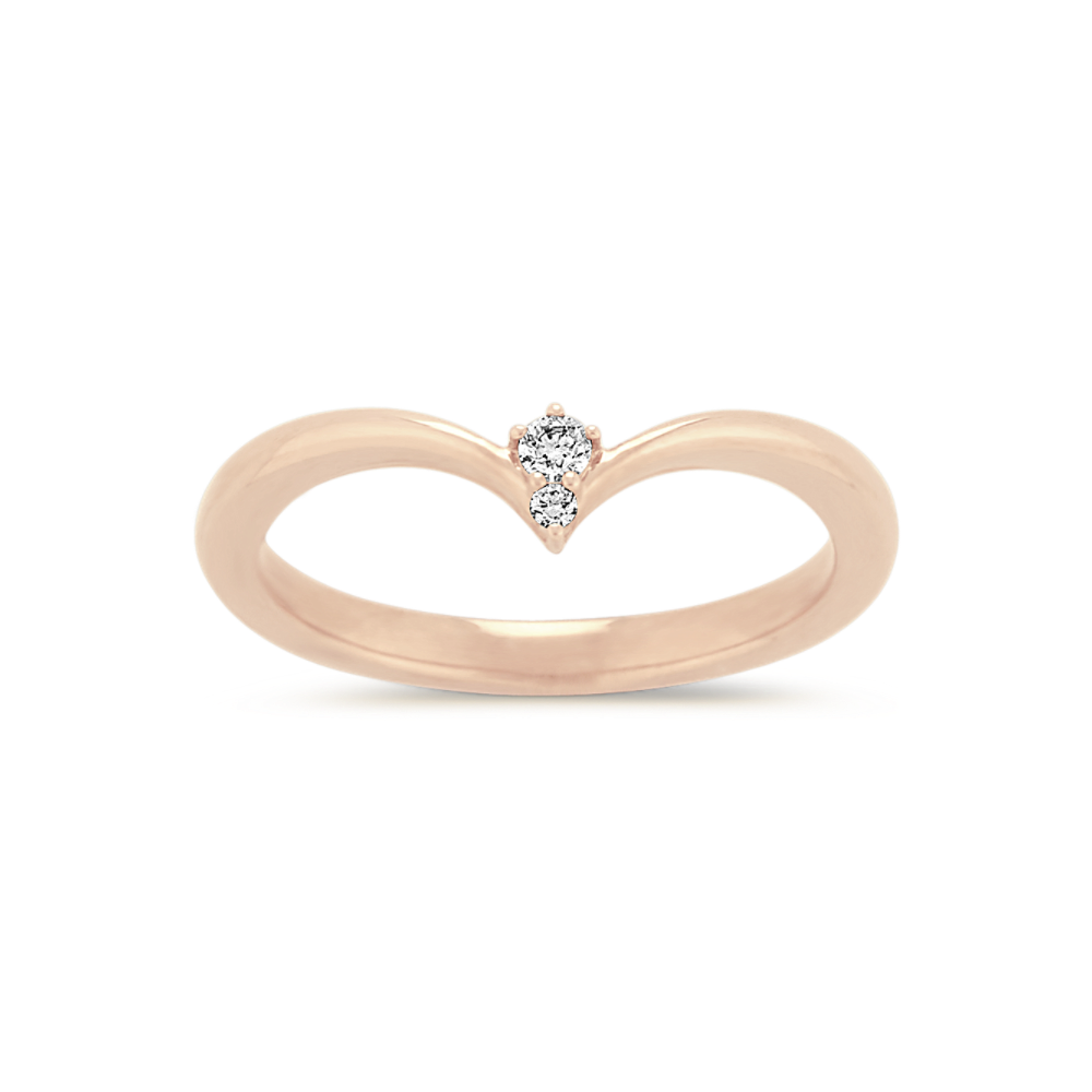 Rose gold raindrop deals engagement ring