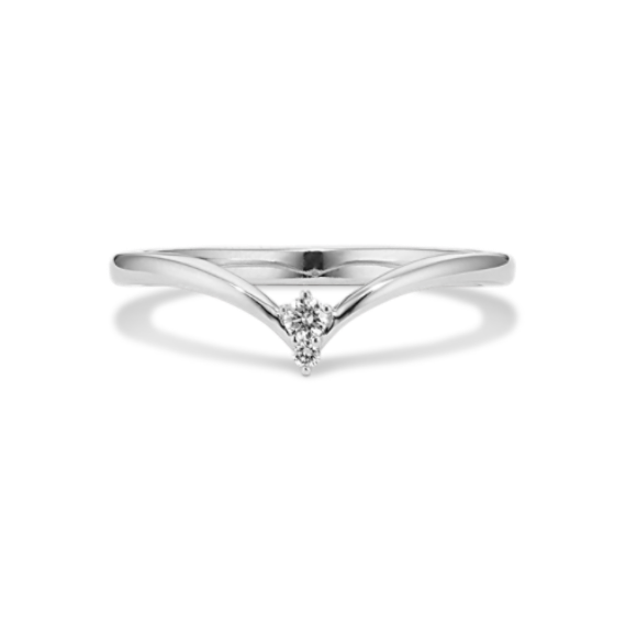 Raindrop Diamond Chevron Band