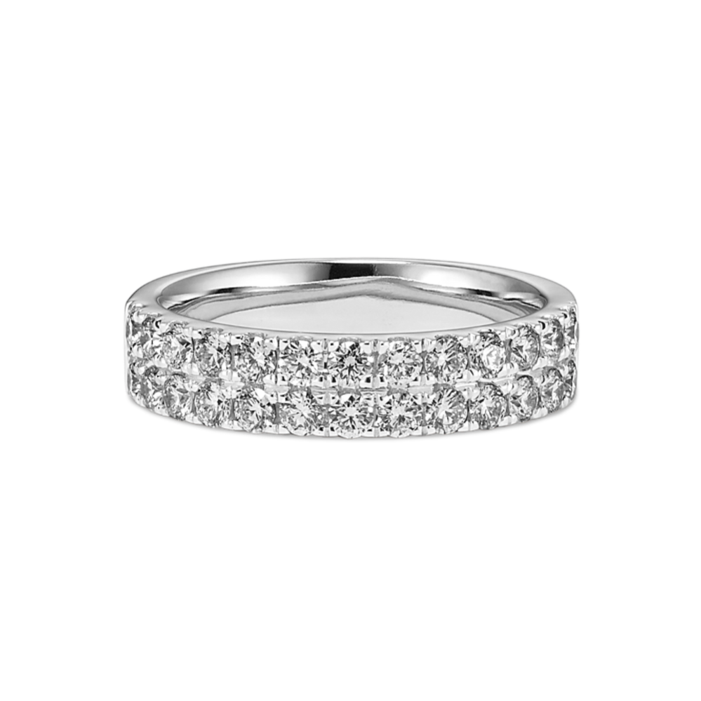 Reign Double Row 0.80 tcw Diamond Pave Band