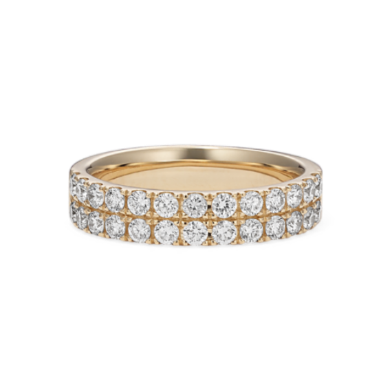 Reign Double Row 0.80 tcw Diamond Pave Band
