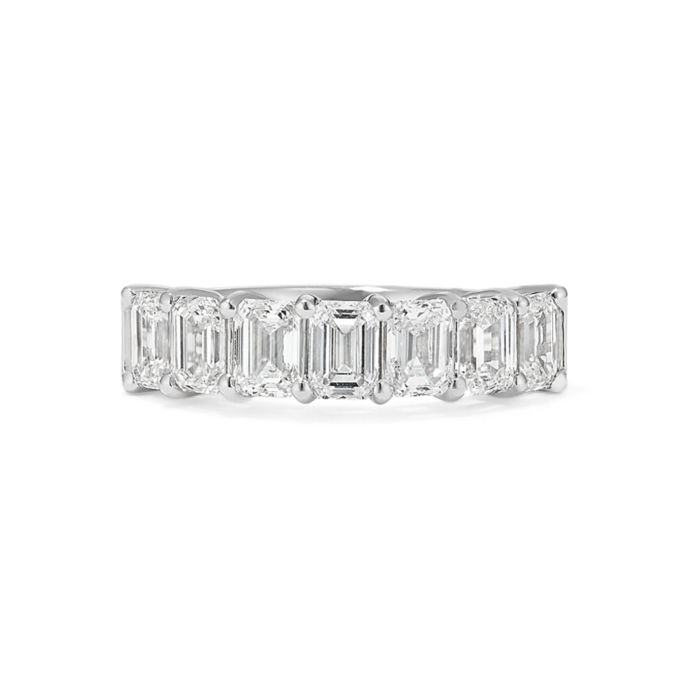 Emerald Cut 2.70 tcw Diamond Band