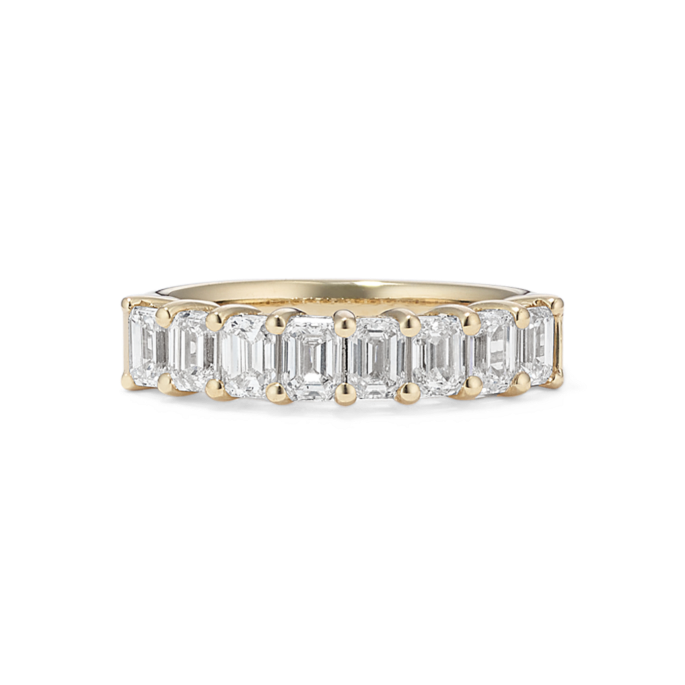Emerald Cut 1.45 tcw Diamond Band