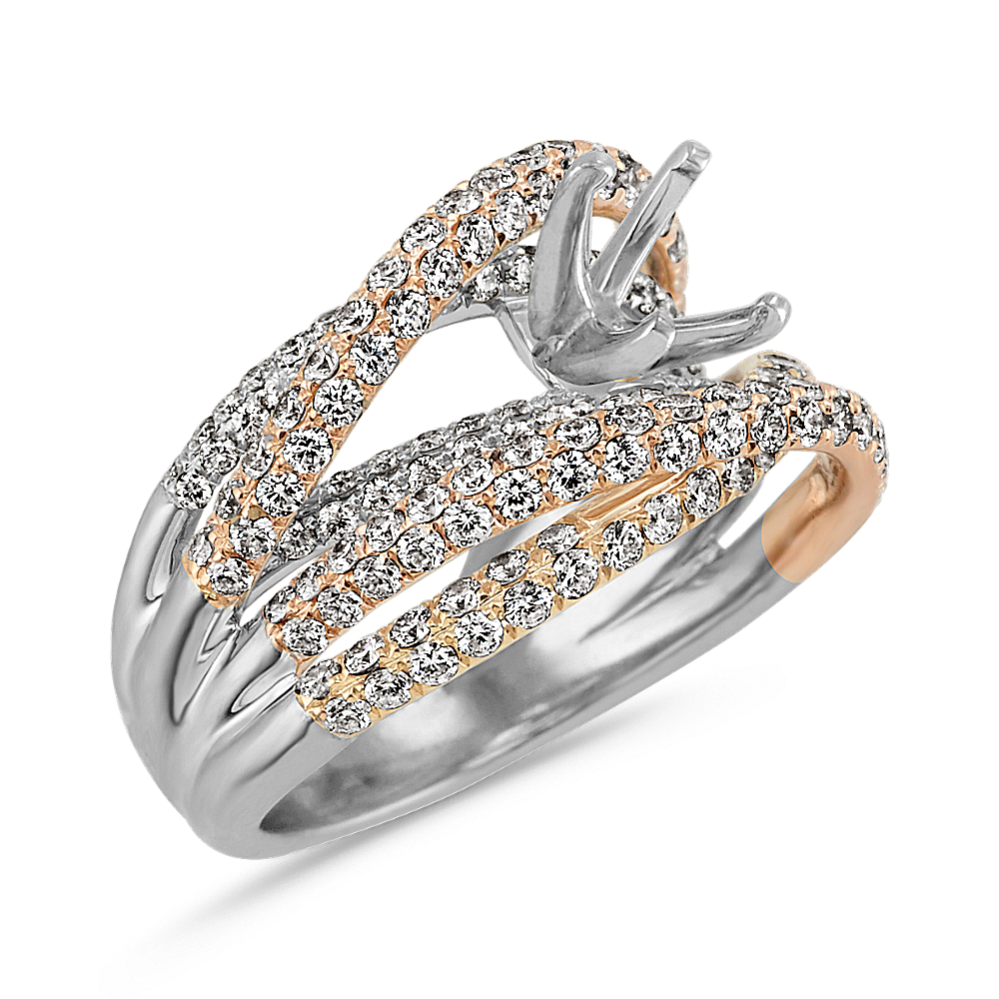 Tri-Tone Diamond Band