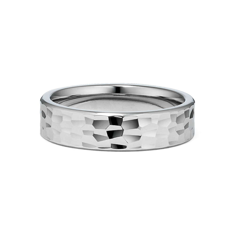Riverbed 14K White Gold Band (6mm)