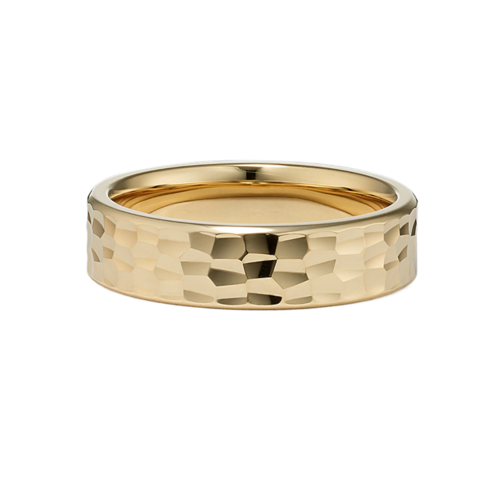 Riverbed 14K Yellow Gold Band (6mm)