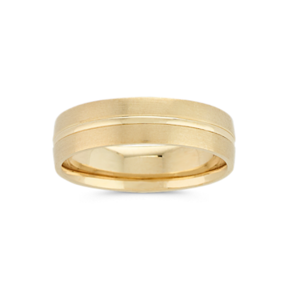Equator 14K Yellow Gold Band (6mm) | Shane Co.