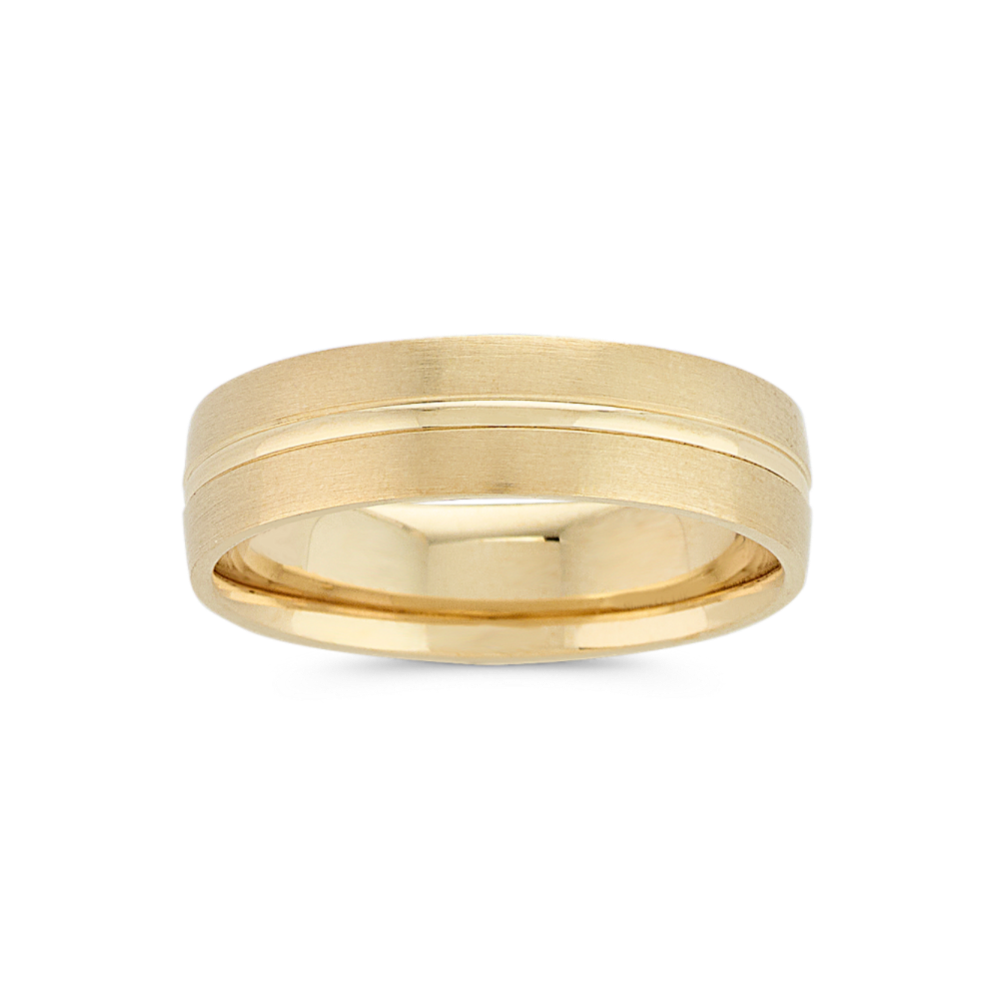 Equator 14K Yellow Gold Band (6mm)