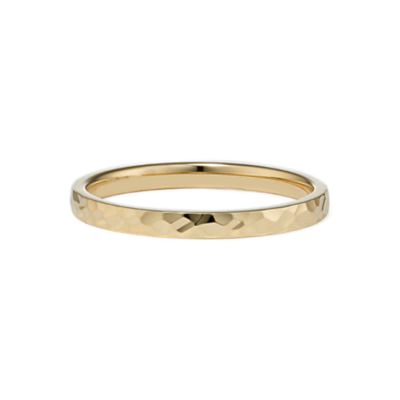 Riverbed 14K Yellow Gold Band