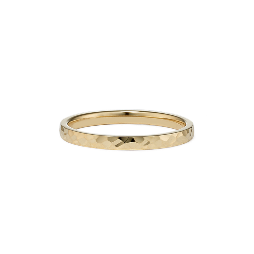 Riverbed 14K Yellow Gold Band