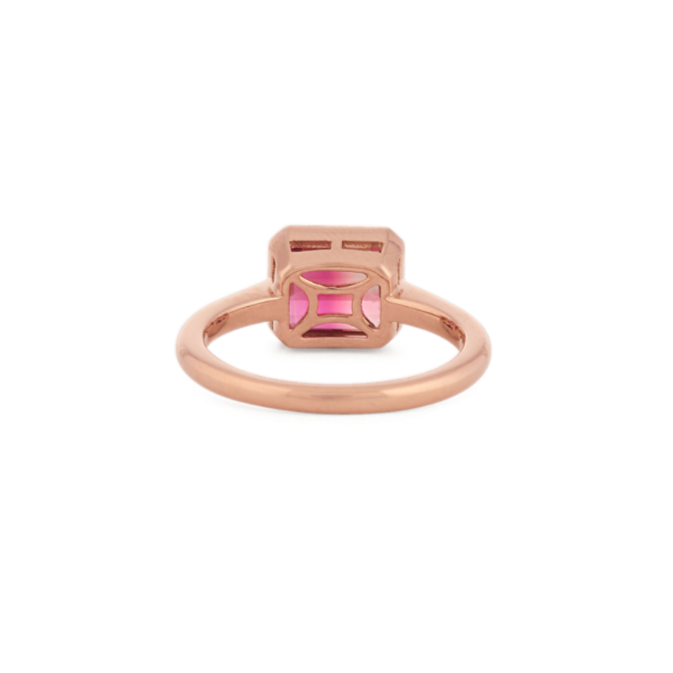Natural Rose Tourmaline Ring