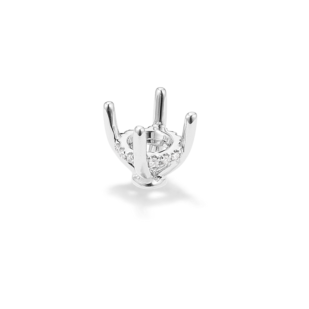 Rosebud Diamond Decorative Crown (Holds approx. 5.8mm Round)
