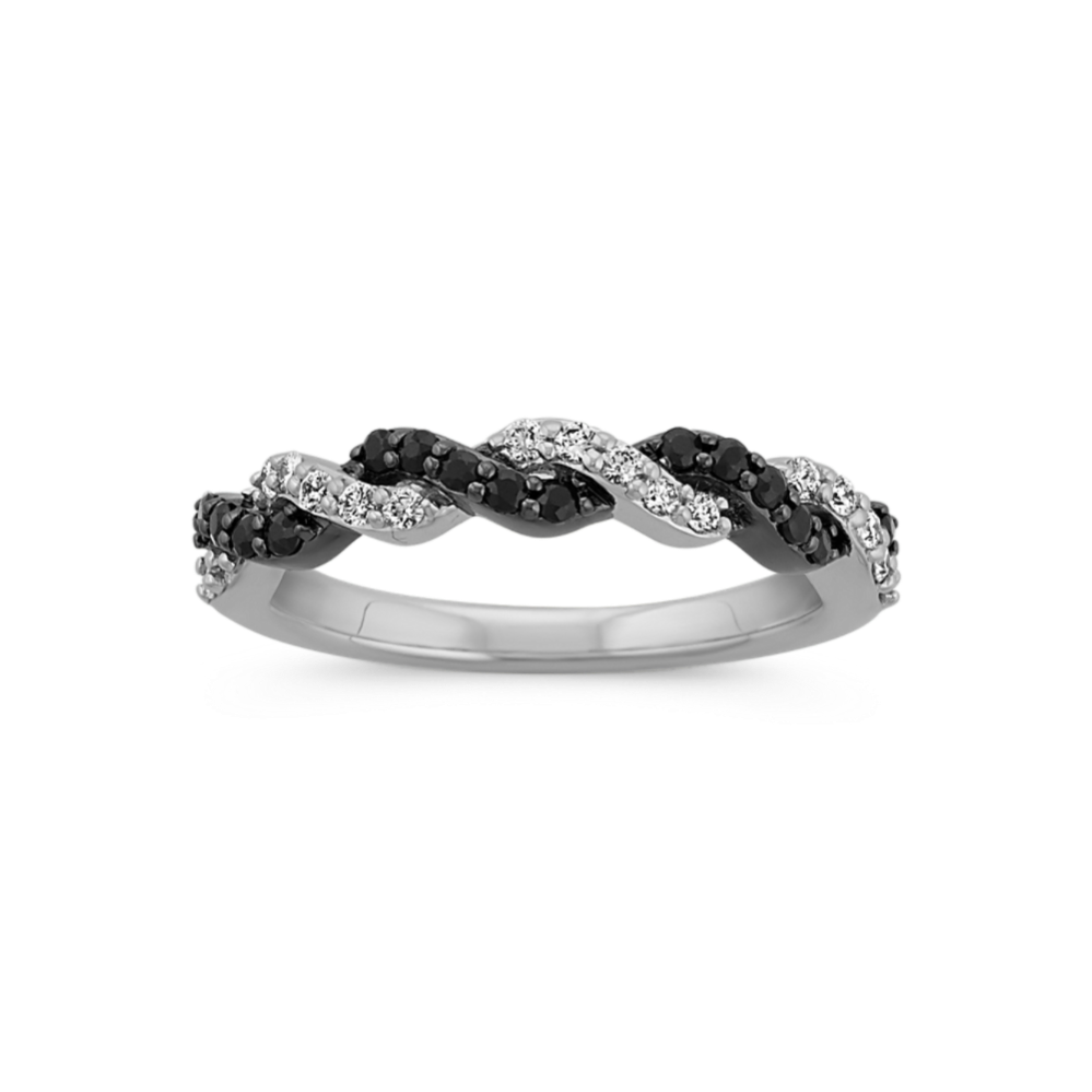 Black sapphire on sale eternity band