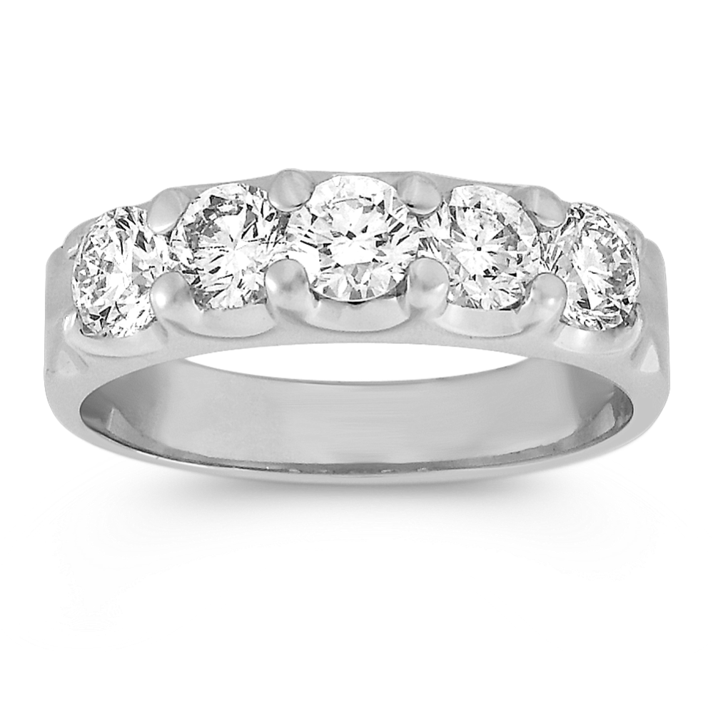Round Diamond Anniversary Band