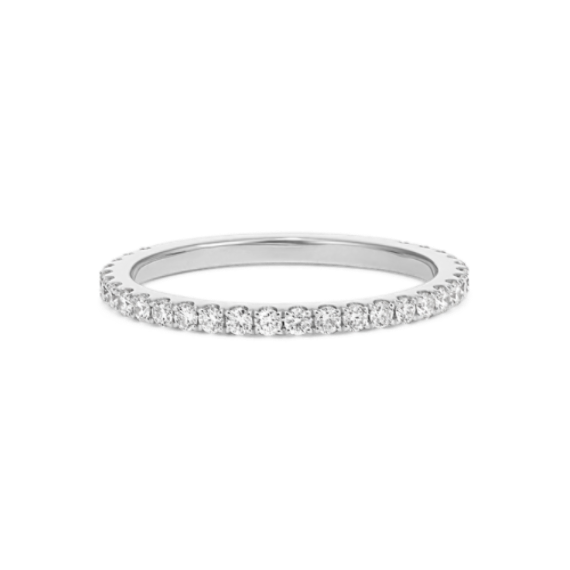 Darcy Diamond Pave Band in Platinum