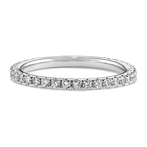 Darcy Round Diamond Band with Pave-Setting