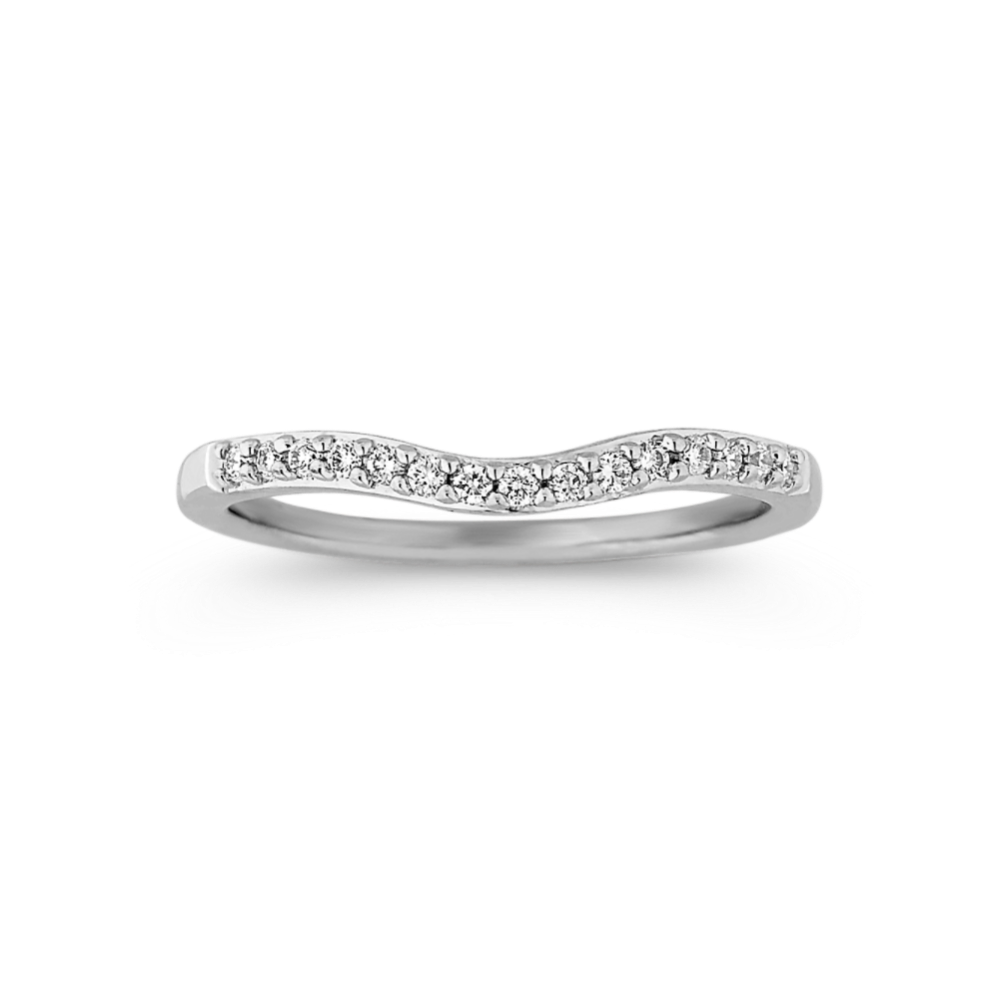 Pave Contour Band