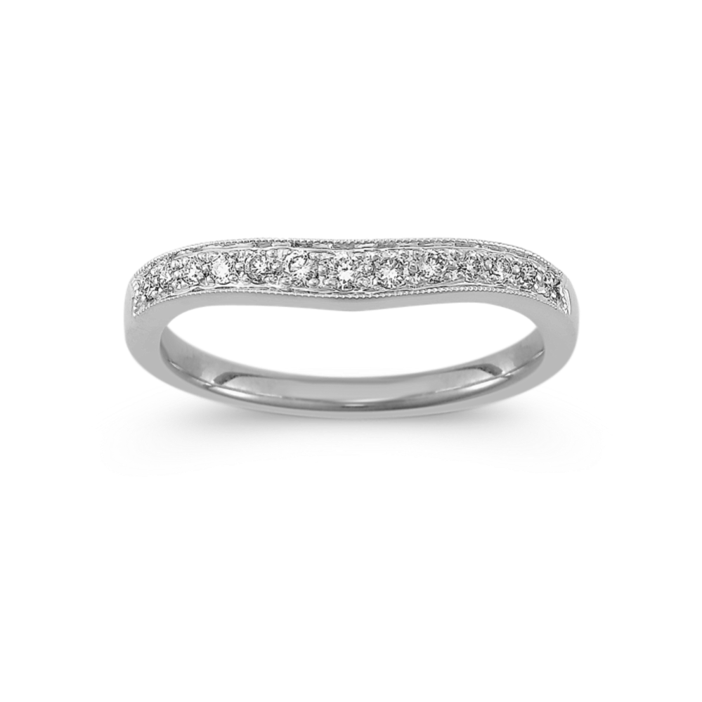 Alenka Diamond Contour Band