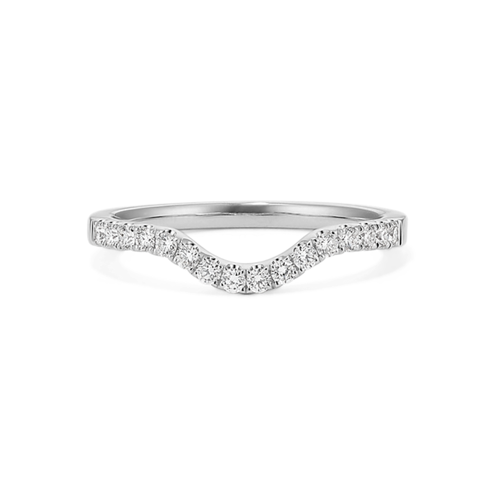 Arietta Diamond Pave Contour Band