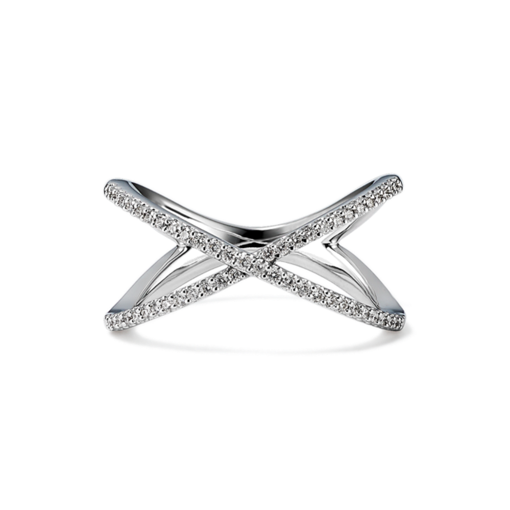 Acadia Crossover Diamond Ring