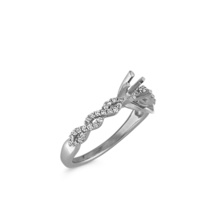 Kensington Natural Diamond Infinity Engagement Ring