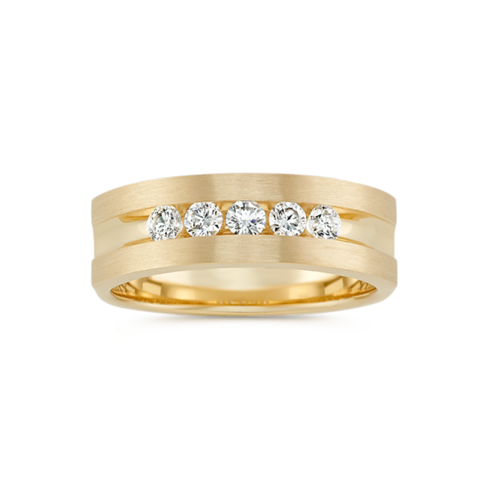 Five-Stone 0.45 tcw Diamond Band (6.5mm)