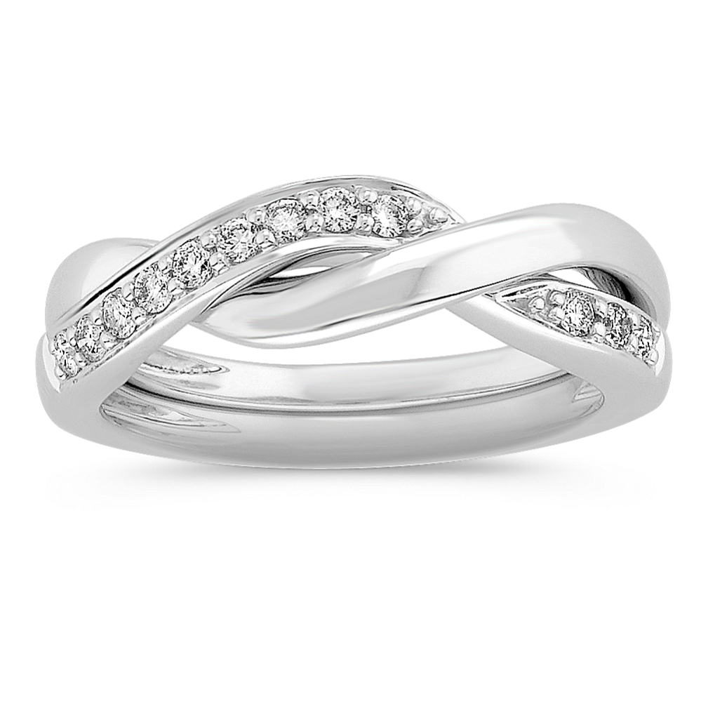 Round Diamond Puzzle Ring