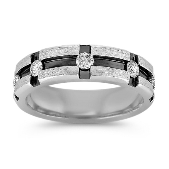 Round Diamond Ring with Channel-Setting
