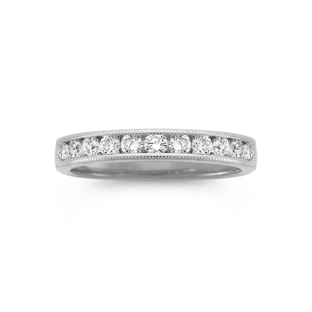 Milgrain Borders Diamond Band