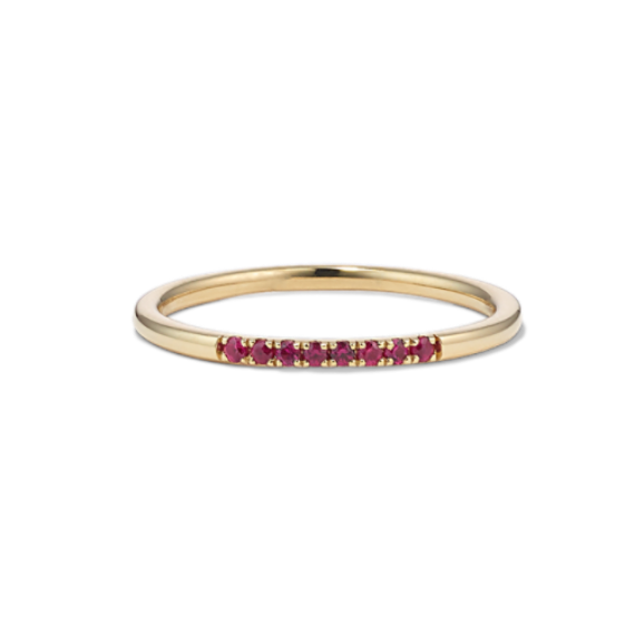 Zoe Stackable Ruby Ring