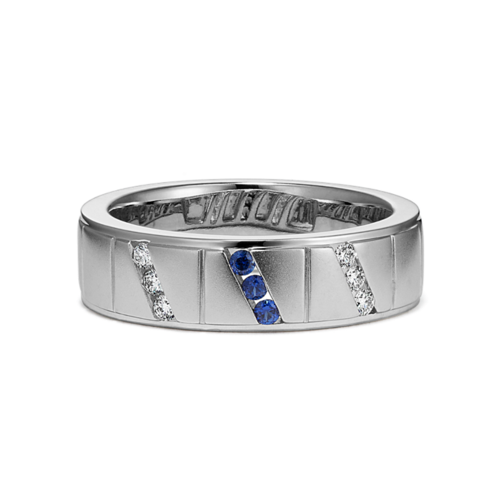 Baird Sapphire & Diamond Band (7mm)